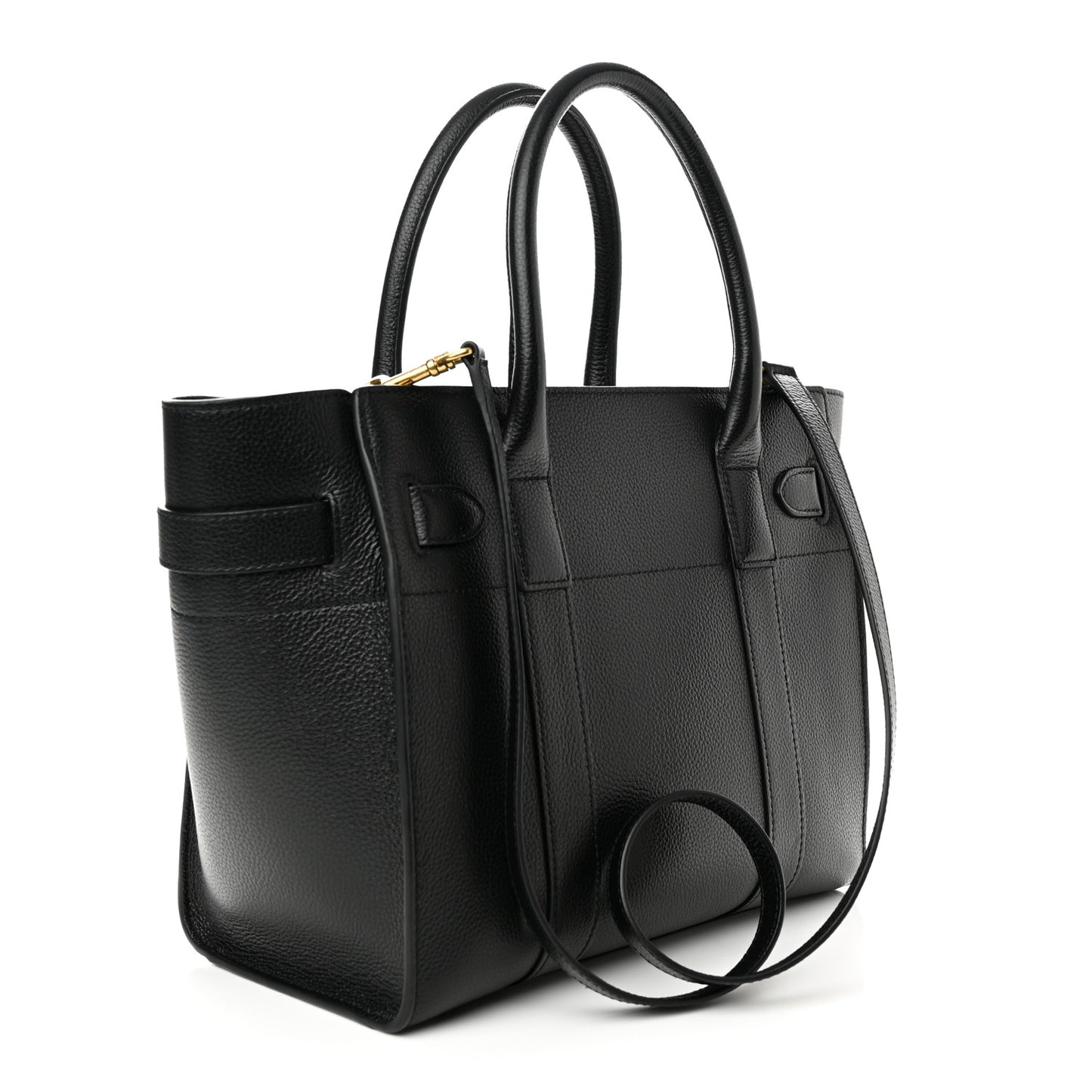 Small Classic Grain Small Zipped Bayswater Black