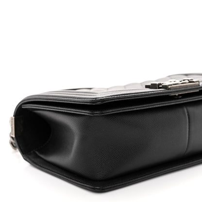 Chanel Caviar Quilted Medium Boy Flap Black 8 of 9