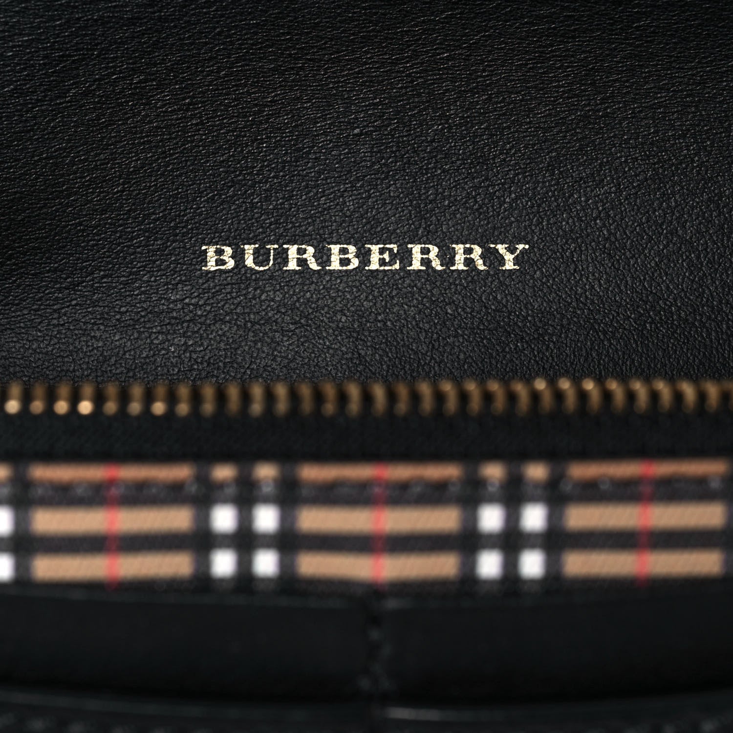 Burberry Calfskin Mini Vintage Check Harris Wallet Antique Yellow 6 of 14