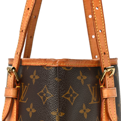 Louis Vuitton Monogram Petit Bucket 23 28 of 35