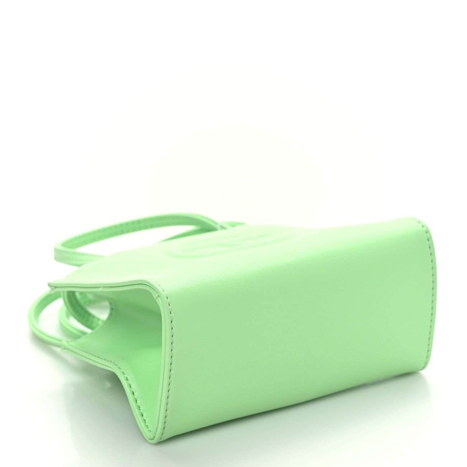 Telfar Vegan Leather Small Shopping Bag Double Mint 4 of 8