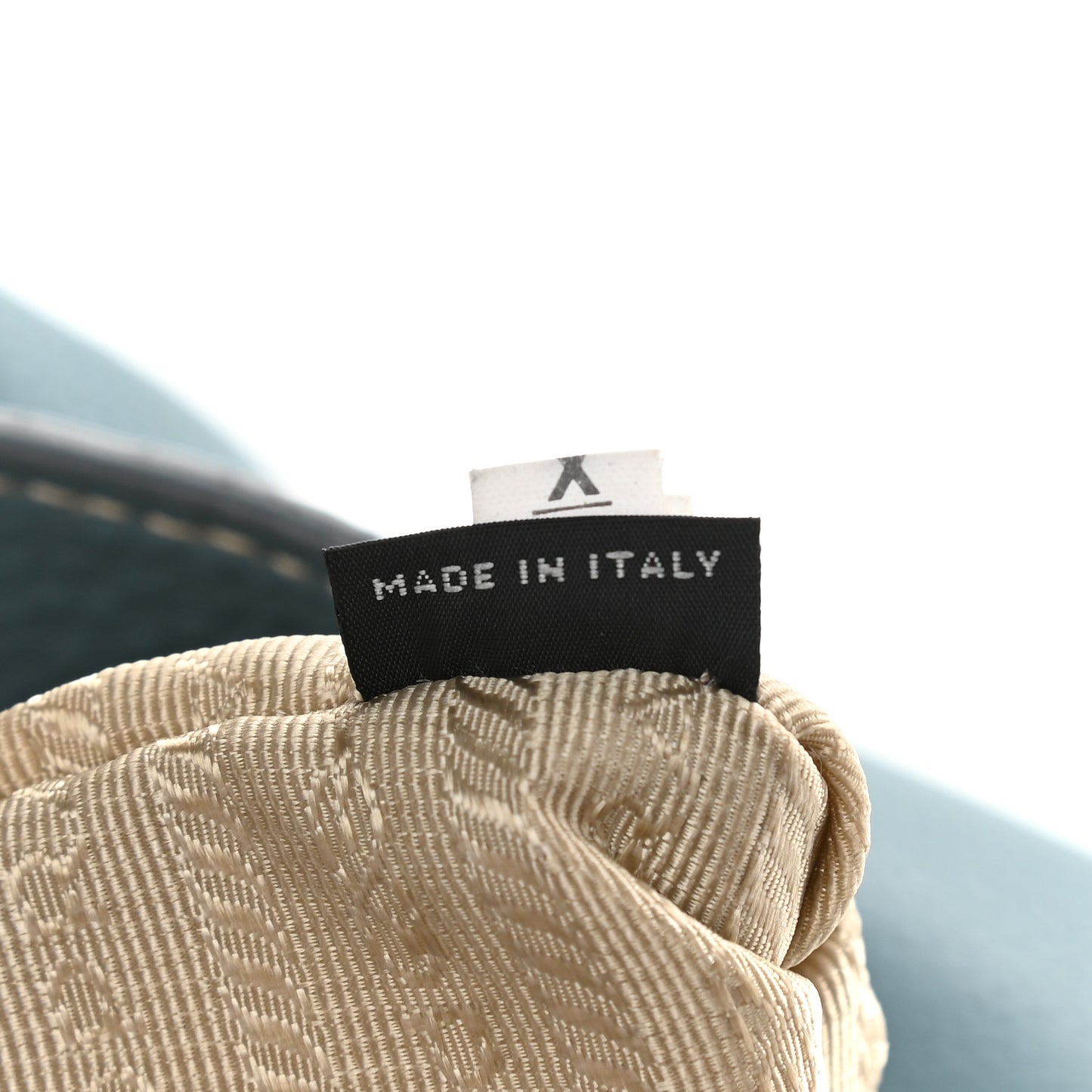 Cervo Deerskin Tote Blue