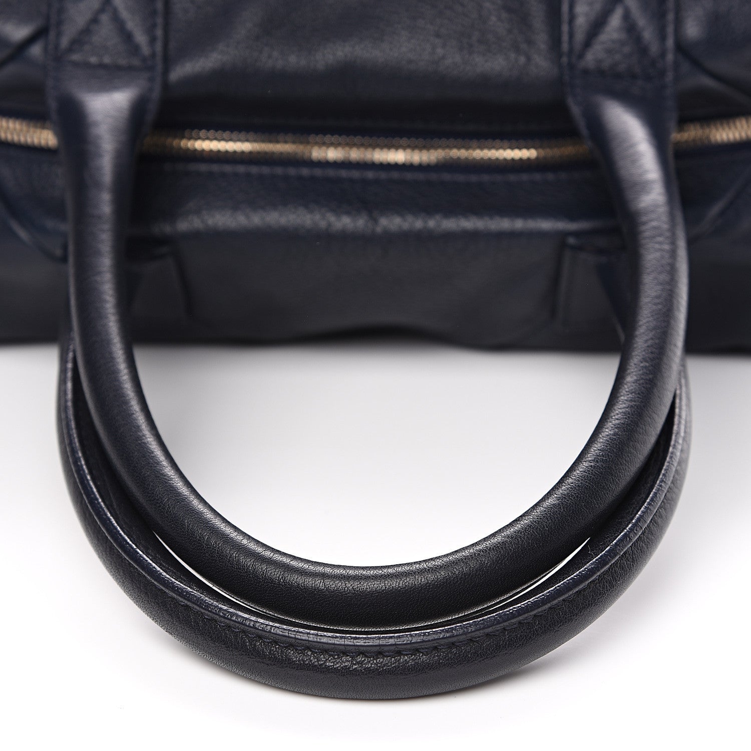 Saint Laurent Lambskin Medium Easy Sac Navy 7 of 11