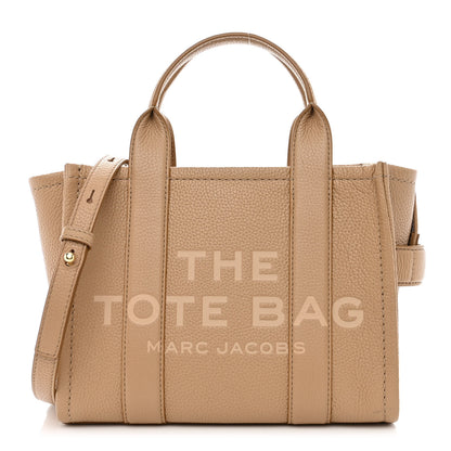 Marc Jacobs Grained Calfskin Small The Tote Bag Camel 1 of 10