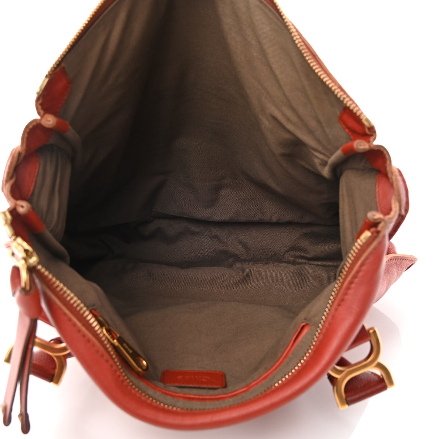 Calfskin Large Marcie Satchel Maple Leaf