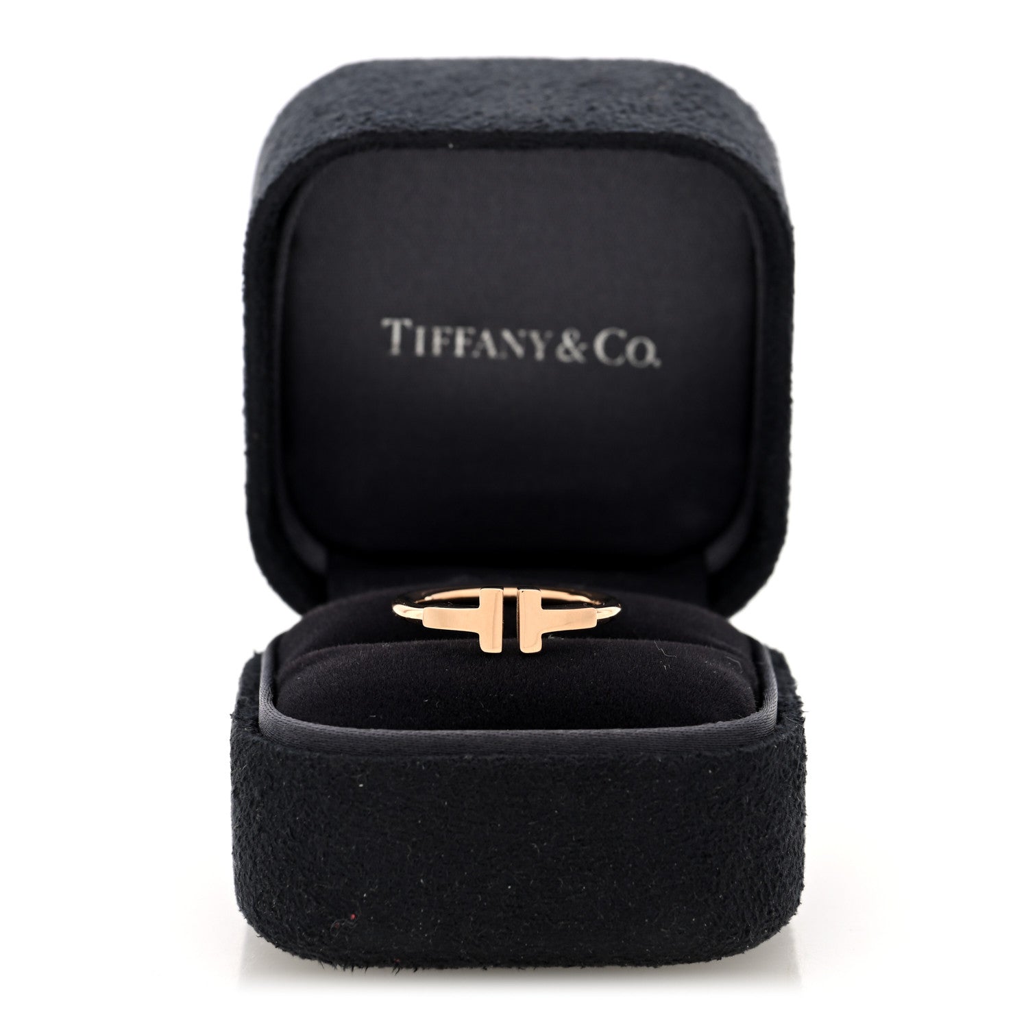 Tiffany 18K Rose Gold T Wire Ring 51 5.75 5 of 5