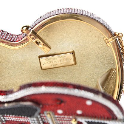 Judith Leiber Crystal Acoustic Electric Guitar Clutch Fire Multicolor 6 of 17