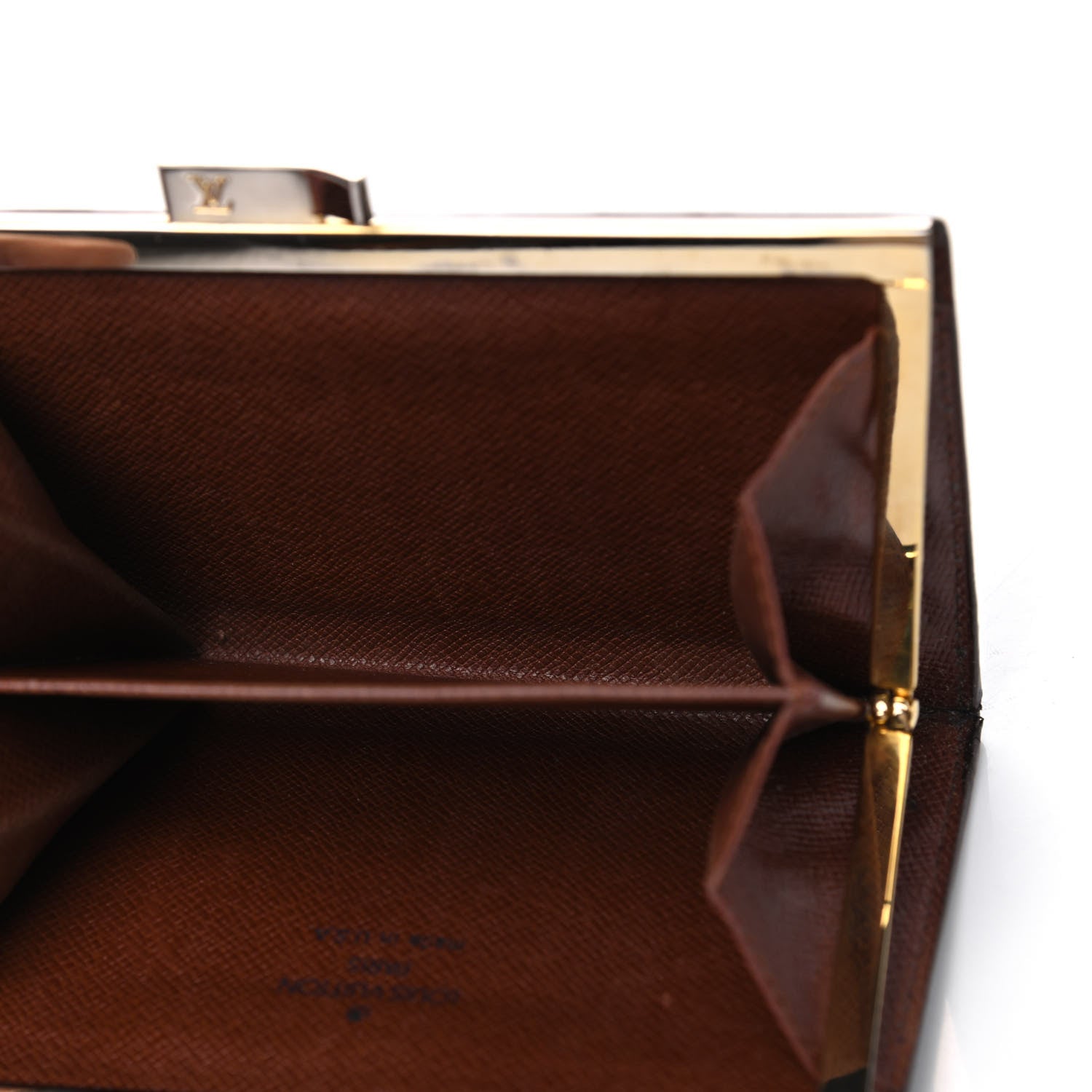 Louis Vuitton Monogram French Kiss Lock Coin Purse 5 of 10