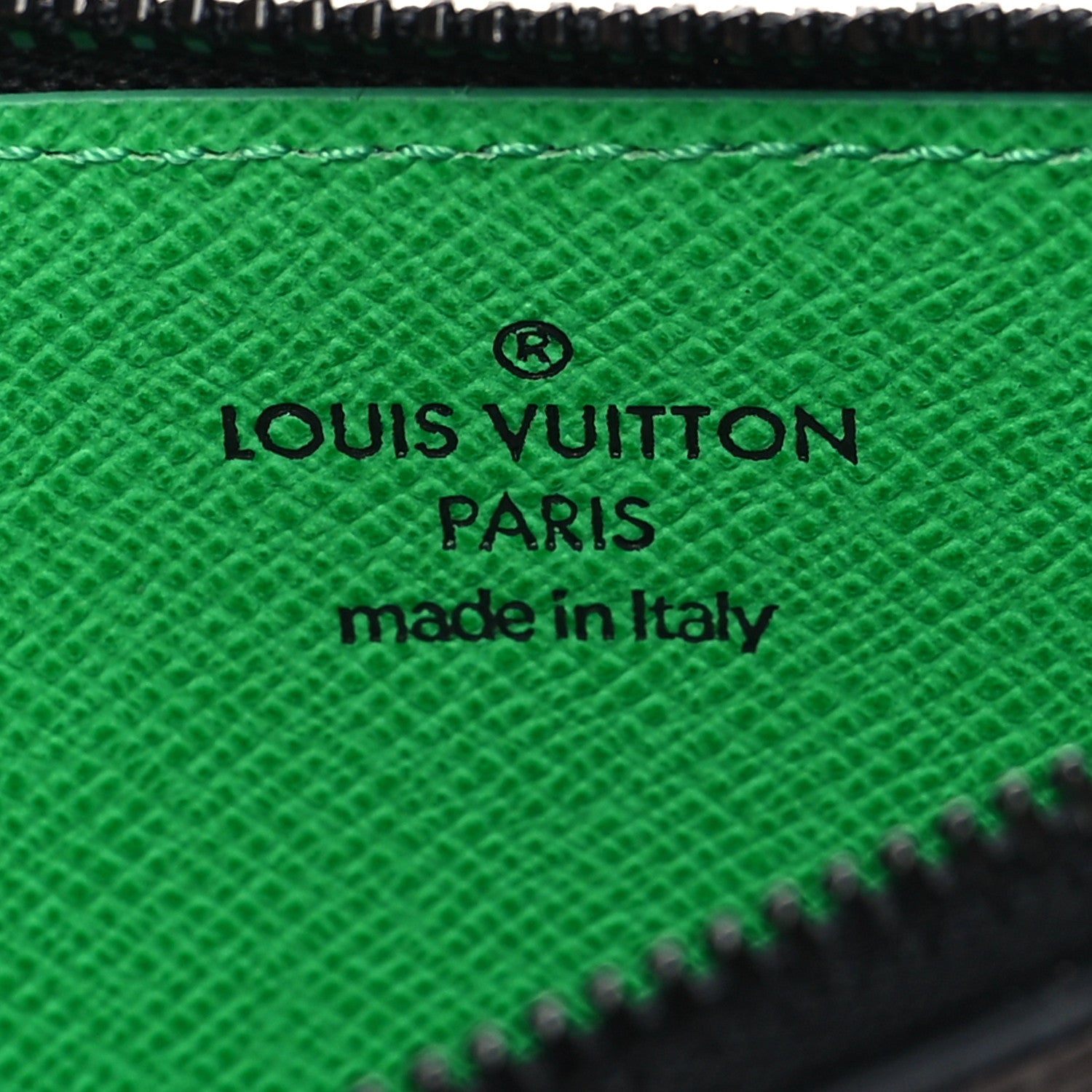 Louis Vuitton Monogram Calfskin Coin Card Holder Green 6 of 7