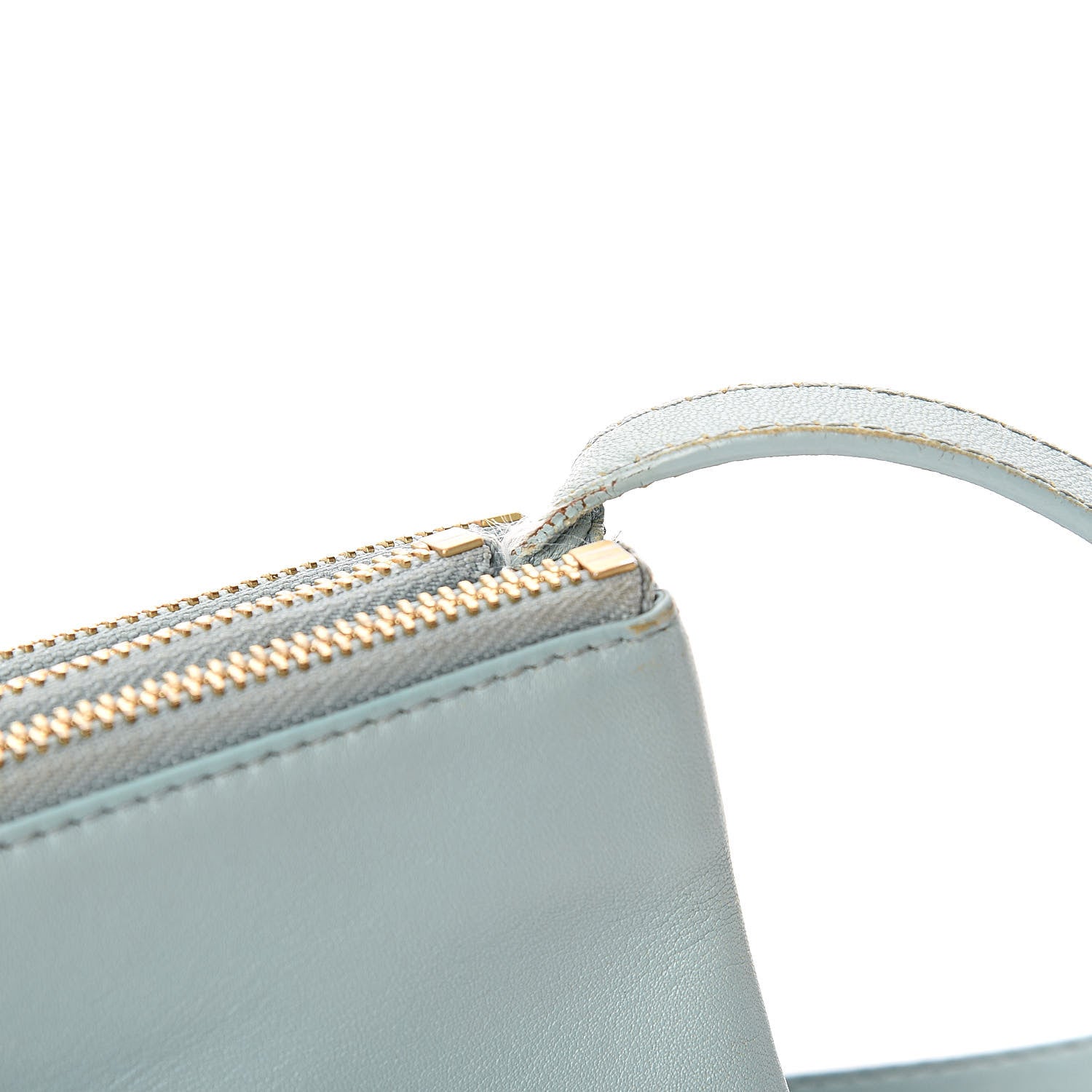 Celine Lambskin Small Trio Crossbody Bag Glacier 14 of 14