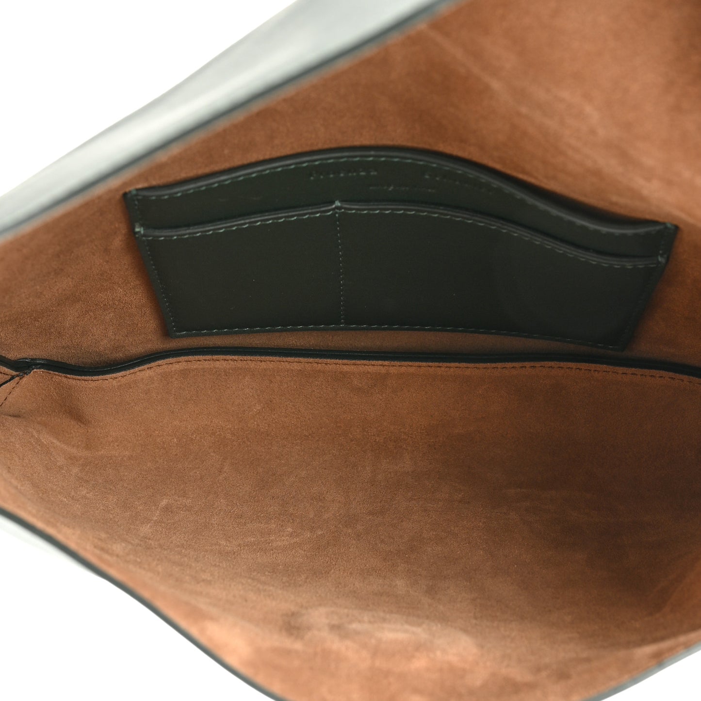Calfskin Braid Shoulder Bag Green