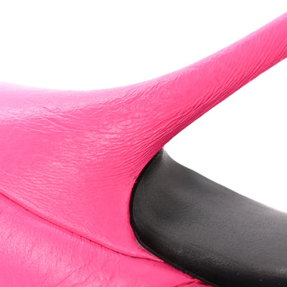 Balenciaga Agneau Arena Cagole 110mm Sandals 40 Fluo Pink 9 of 11