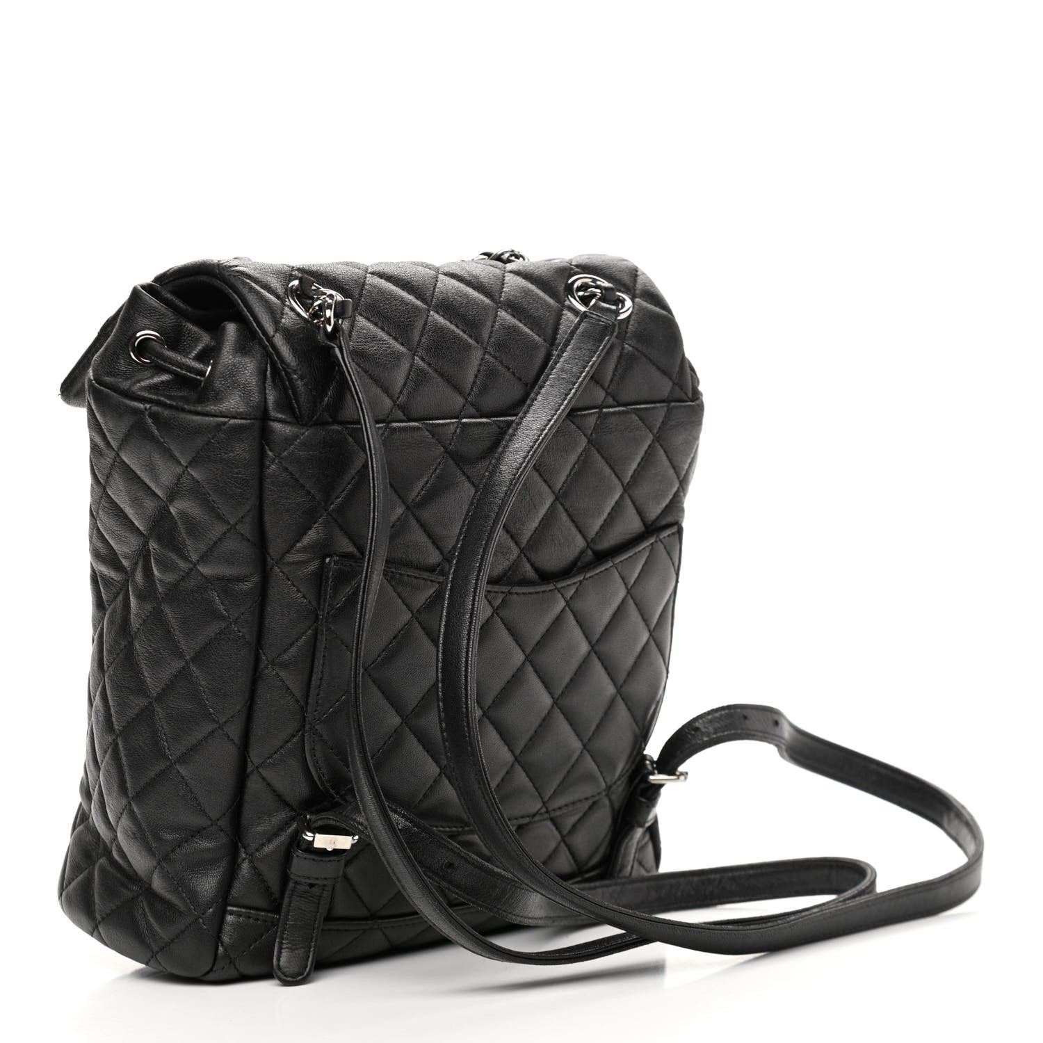 Chanel Calfskin Quilted Small Urban Spirit Backpack Black 3 of 10