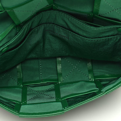 Bottega Veneta Paper Calfskin Intreccio Cassette Belt Bag Parakeet 5 of 9