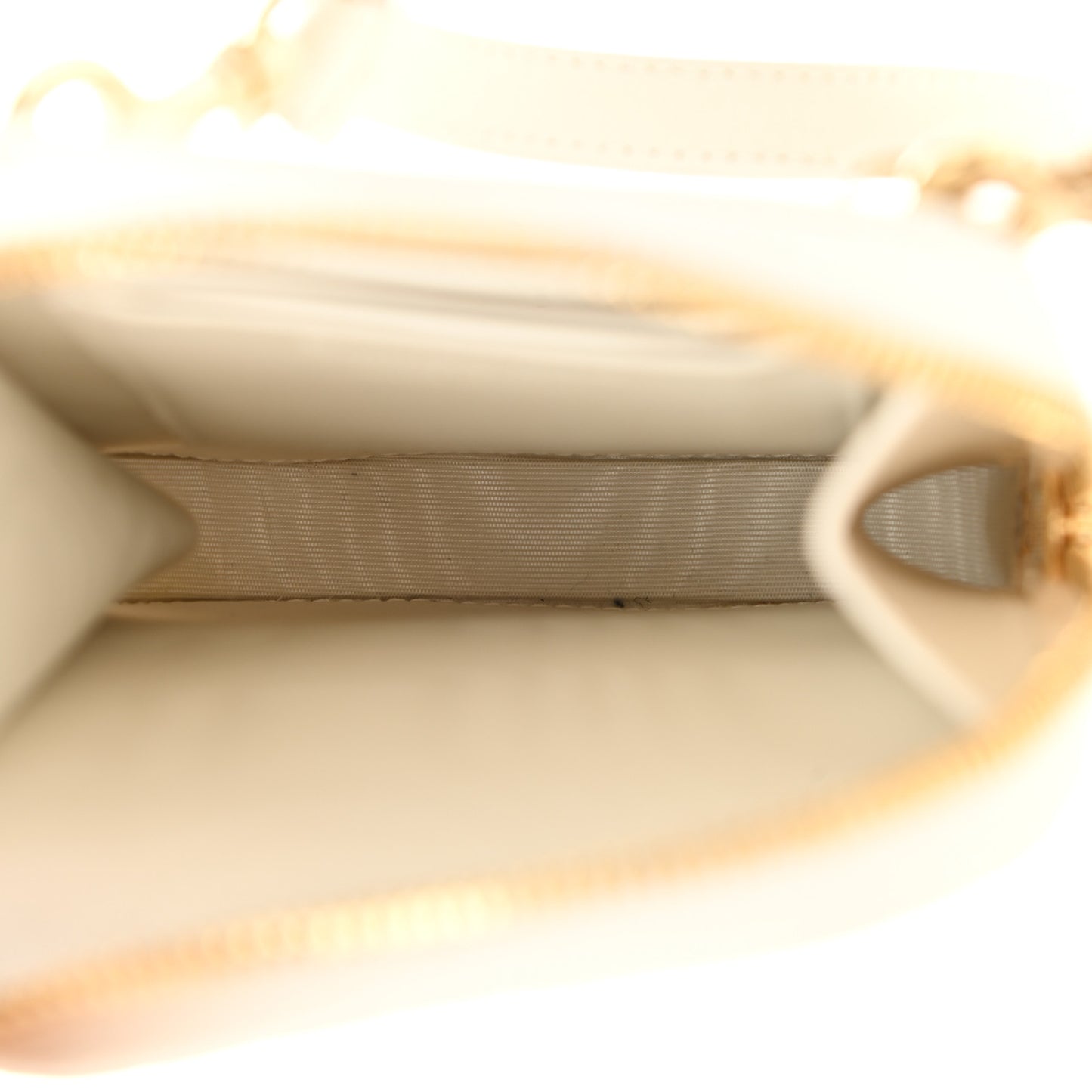 Lambskin Cannage Lady Dior Phone Holder Latte