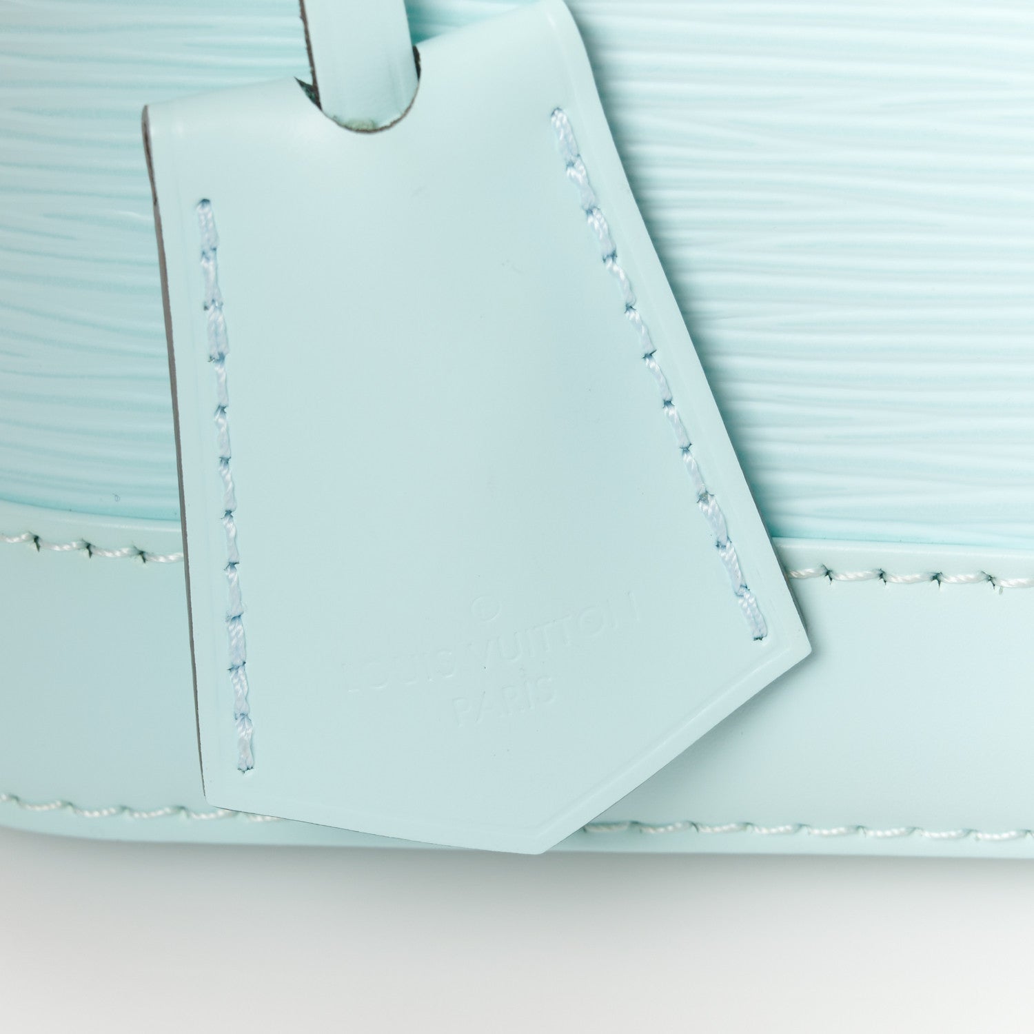 Louis Vuitton Epi Jacquard Alma BB Lagoon Blue 6 of 10