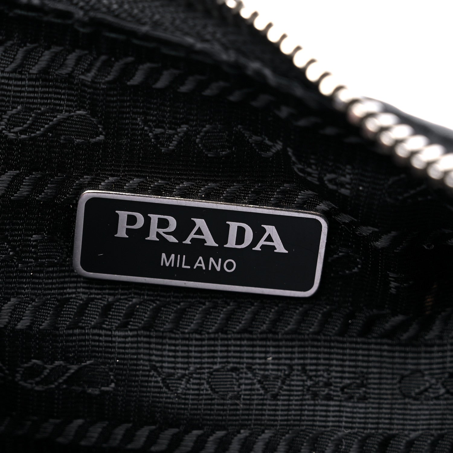 Prada Nylon Re-Edition 2005 Shoulder Bag Black 6 of 10