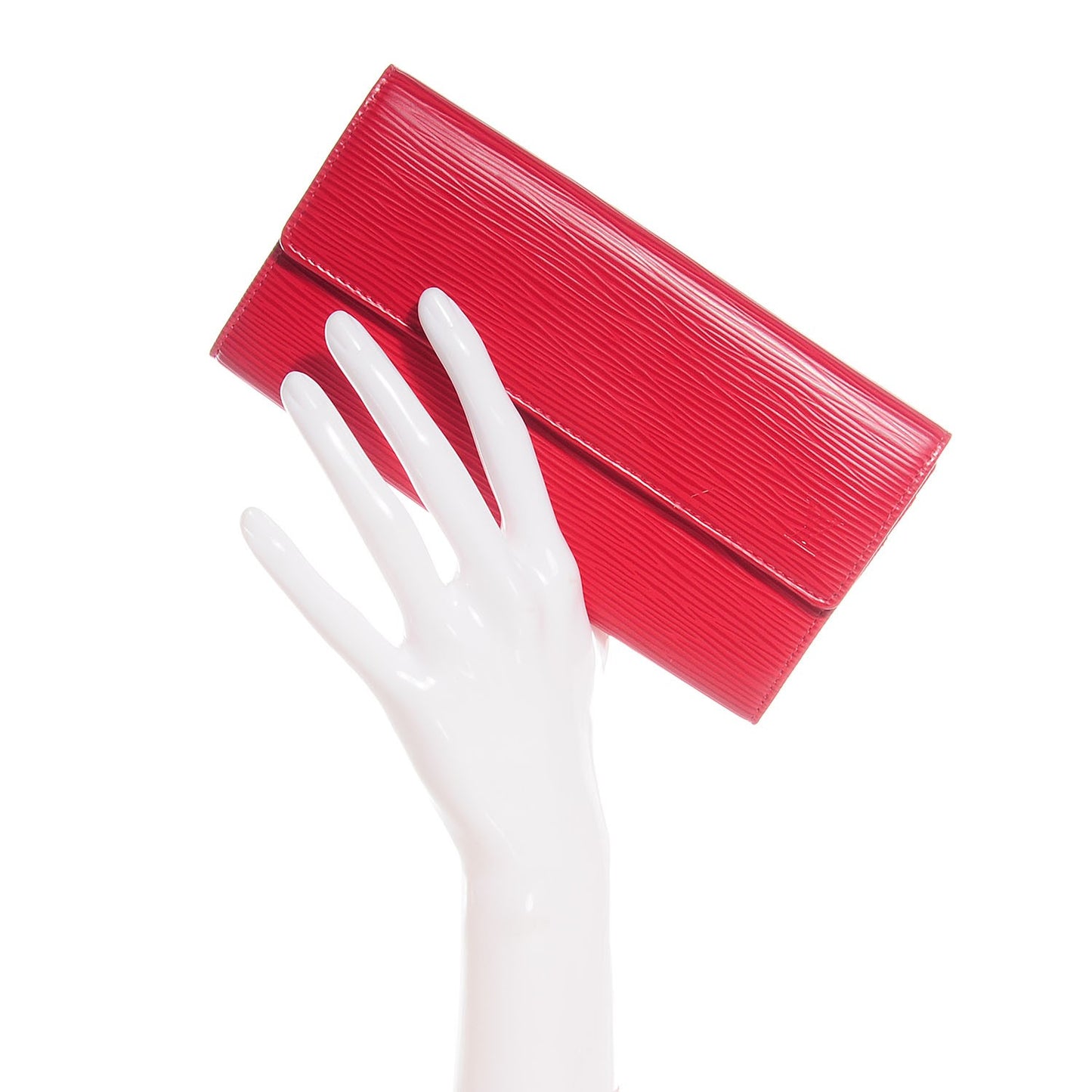 Epi Sarah Wallet Rouge