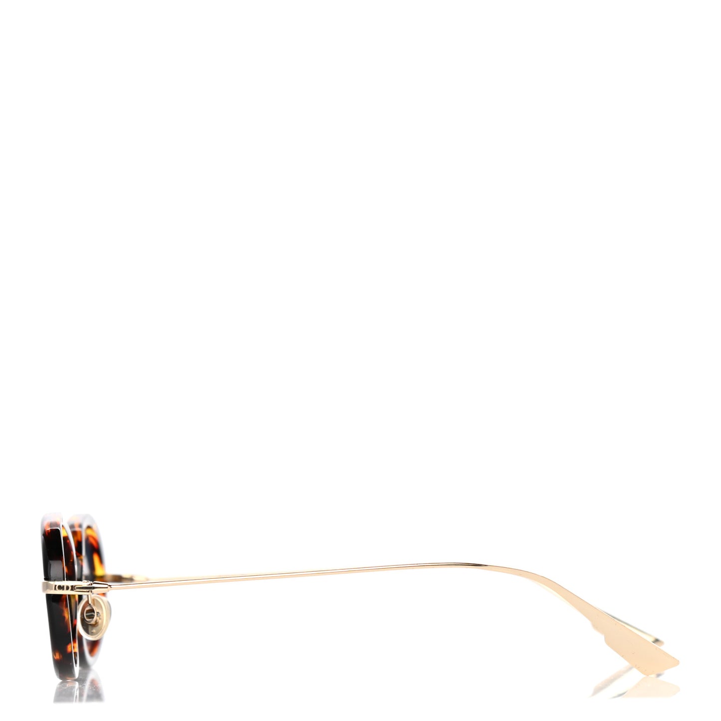 Hypnotic 2 Round Sunglasses Gold Tortoise