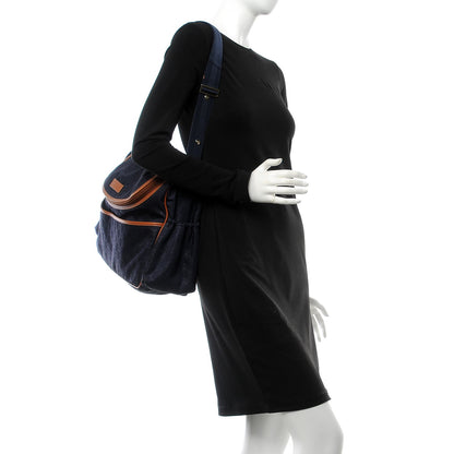 Gucci Nylon Monogram Diaper Bag Blue 2 of 14
