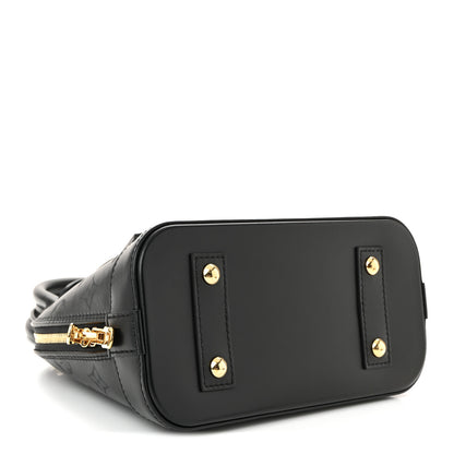 Louis Vuitton Monogram Ink Alma BB Black 4 of 9