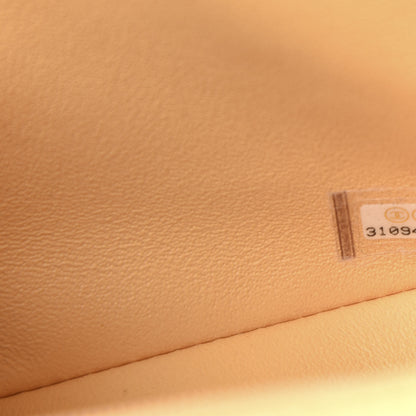 Chanel Lambskin Quilted Mini Rectangular Flap Pink Yellow 7 of 9