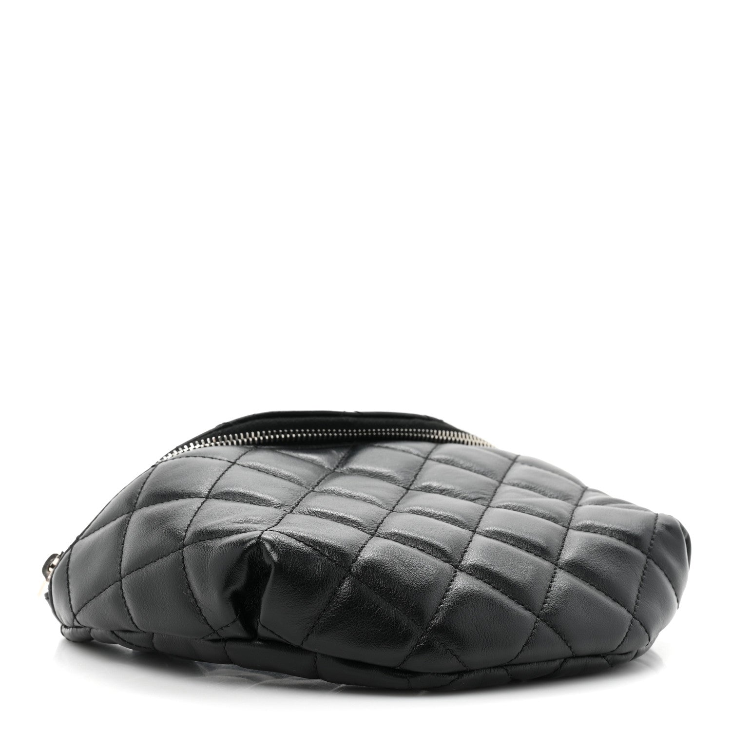 Chanel Lambskin Quilted Waist Belt Bag Black 4 of 11