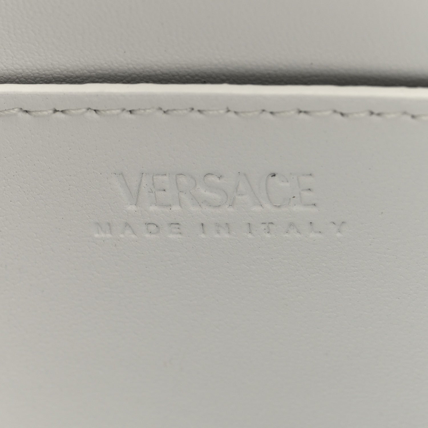Versace Calfskin Small Greca Goddess Hobo White 6 of 9