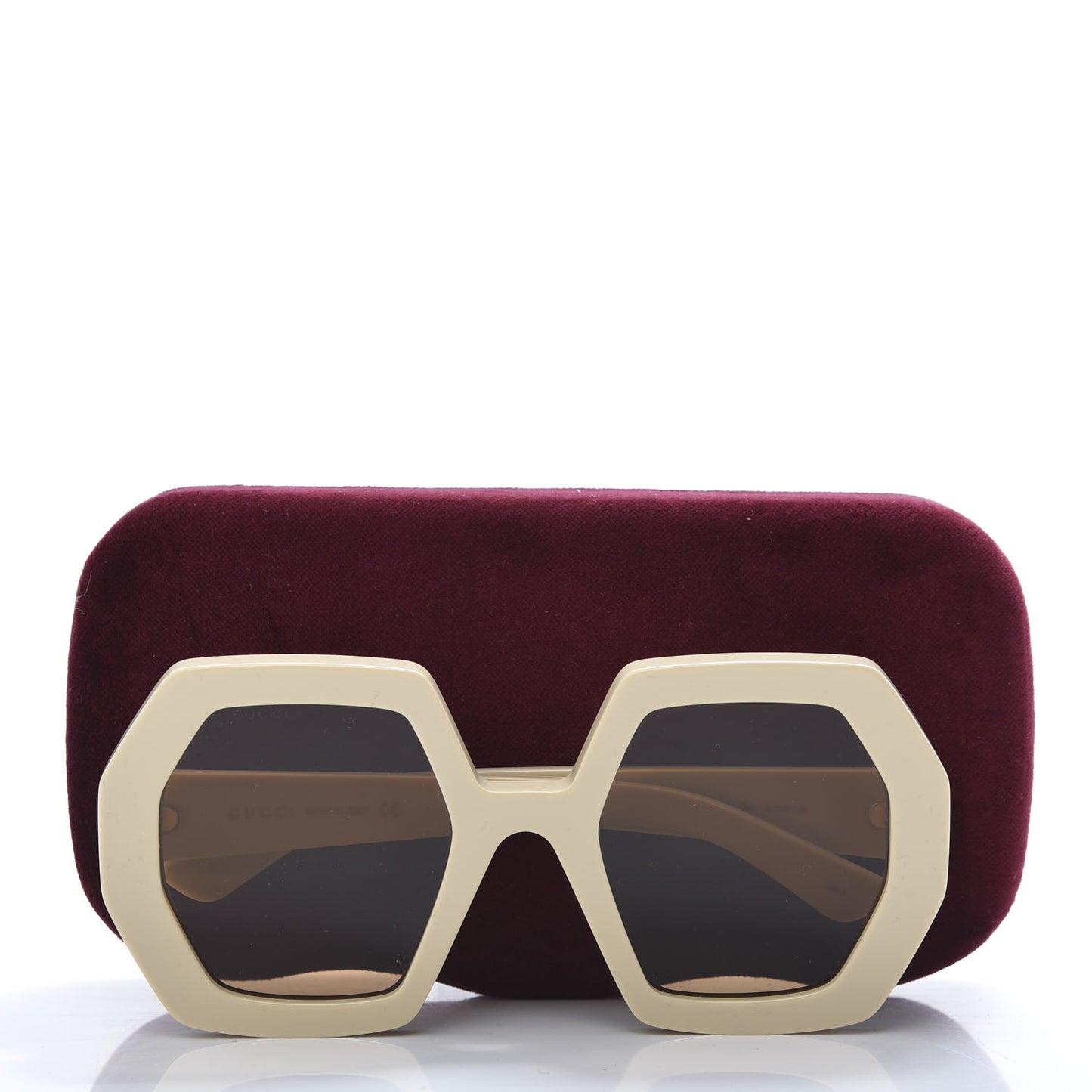 Acetate Square Sunglasses GG0772S White