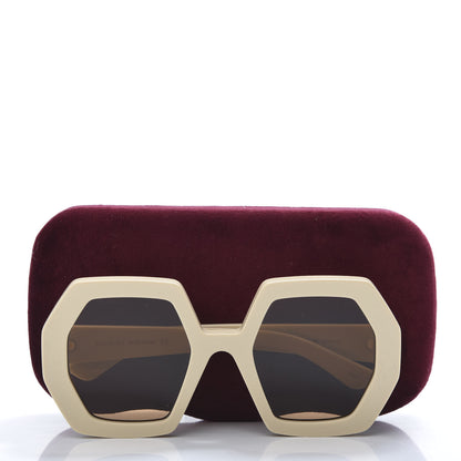 Gucci Acetate Square Sunglasses GG0772S White 8 of 8