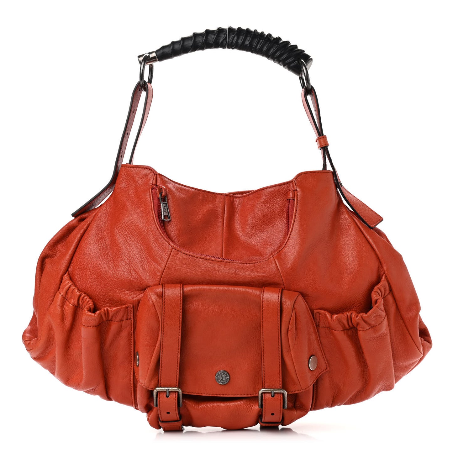 Chevre Mala Mala Horn Bag Orange