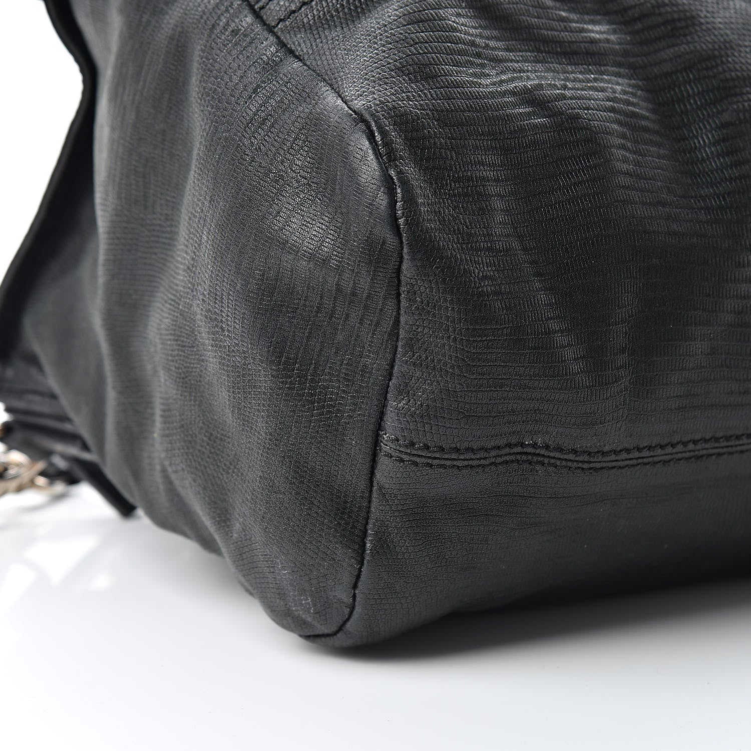 Givenchy Calfskin Lizard Embossed Large Pandora Black 10 of 13