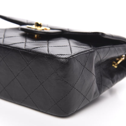 Chanel Lambskin Quilted Mini Square Flap Black 9 of 11