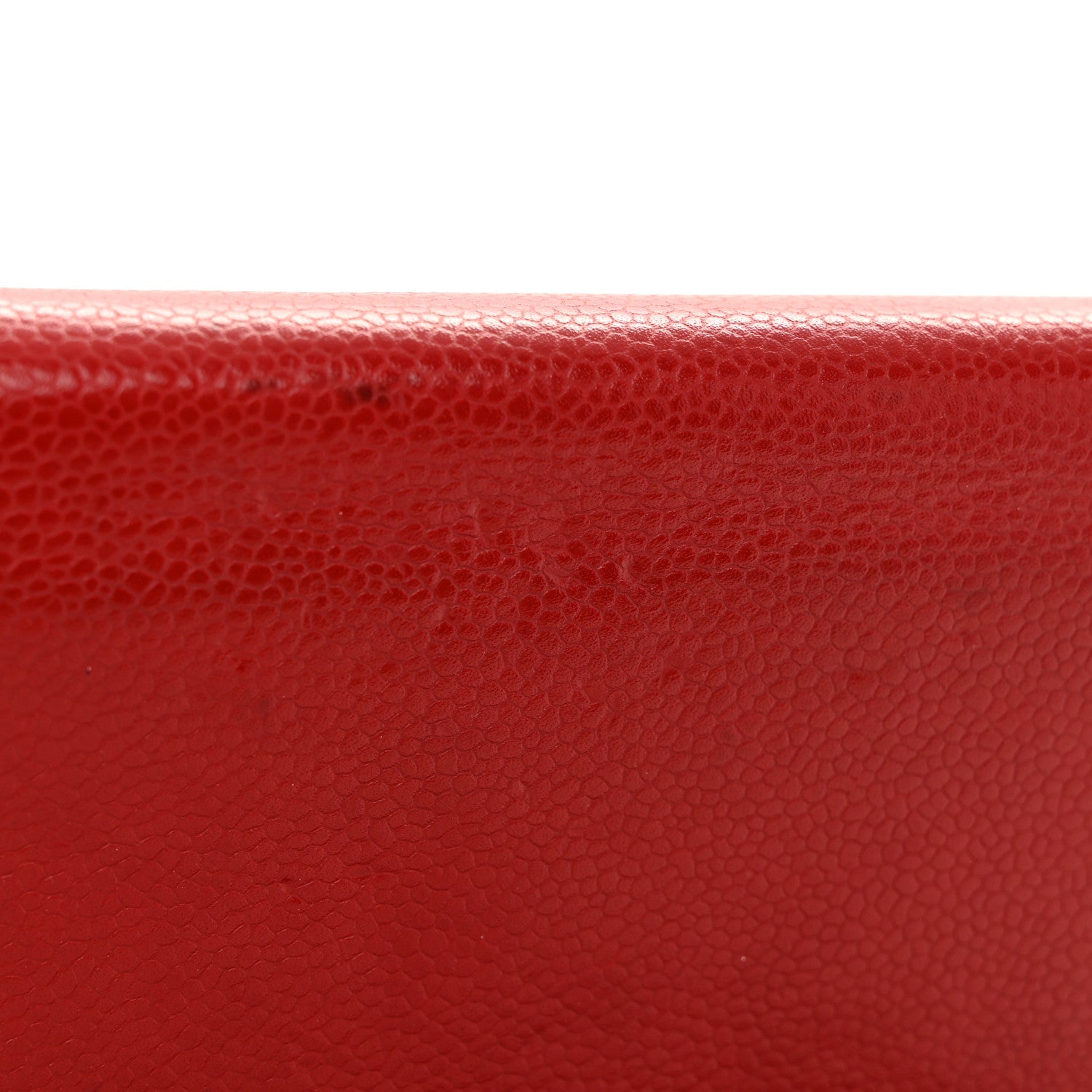 Chanel Caviar Timeless CC Wallet on Chain WOC Red 12 of 12