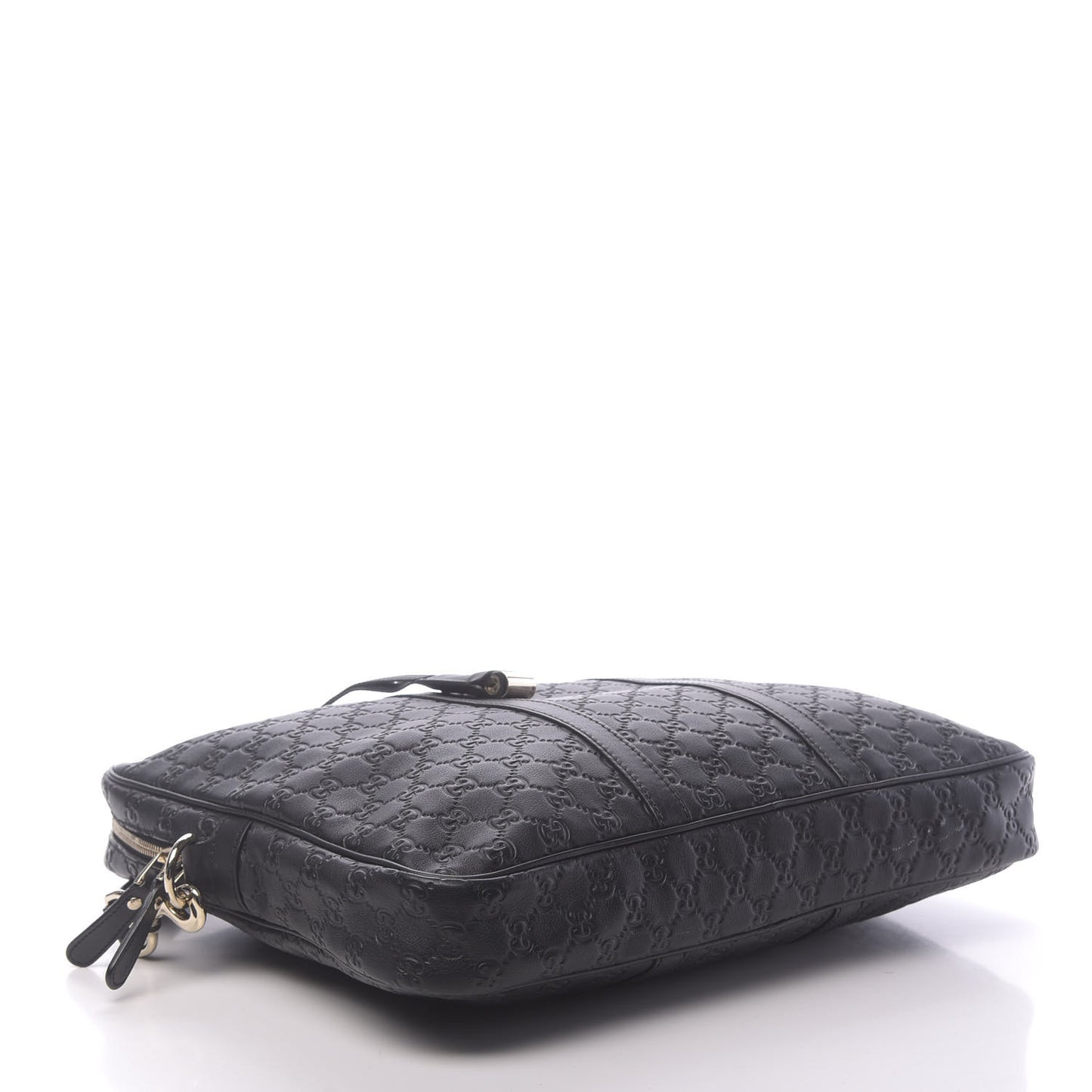 Guccissima Medium Briefcase Black