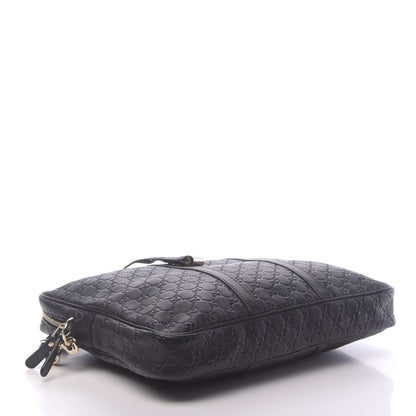 Gucci Guccissima Medium Briefcase Black 4 of 13
