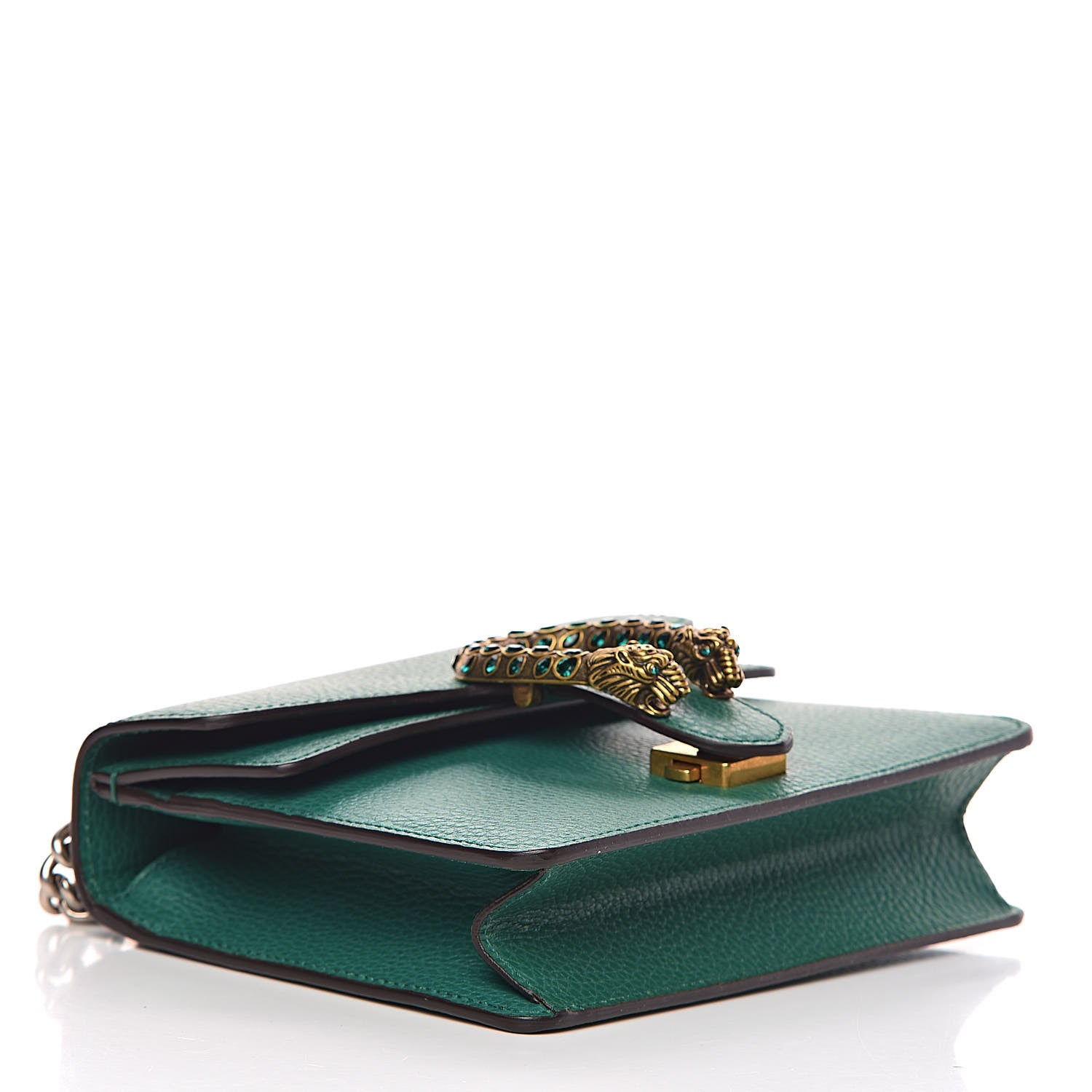Gucci Calfskin Mini Dionysus Shoulder Bag Emerald 4 of 11