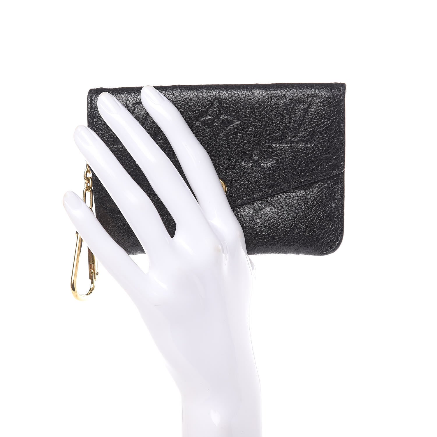 Louis Vuitton Empreinte Key Pouch Black 2 of 7