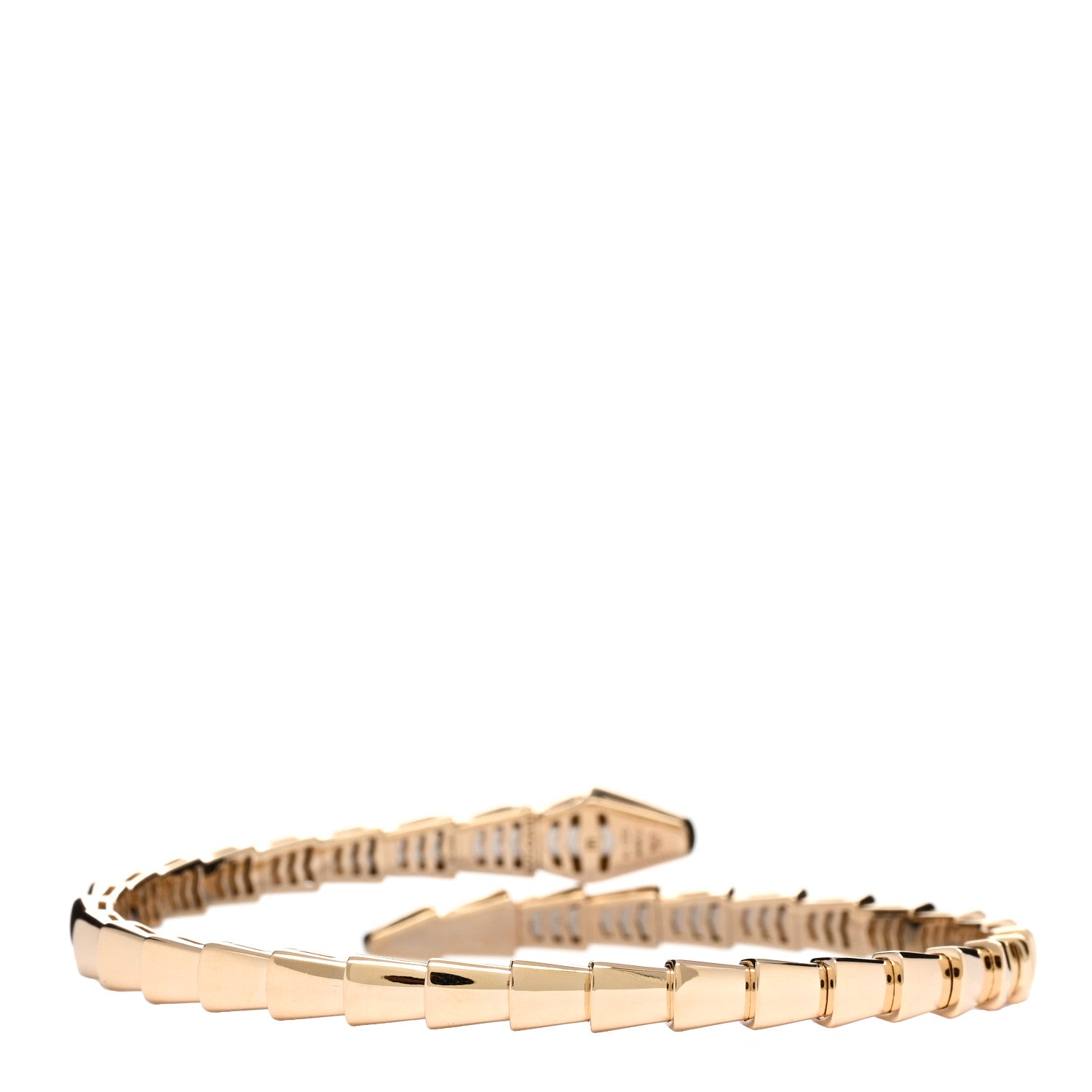 Bulgari 18K Yellow Gold Serpenti Viper Bracelet M 2 of 4