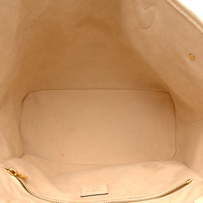Louis Vuitton Empreinte Monogram Giant Neverfull MM Cream 6 of 16