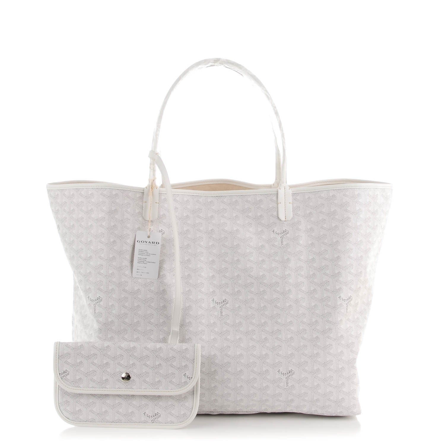 Goyard Goyardine Saint Louis GM White 1 of 9