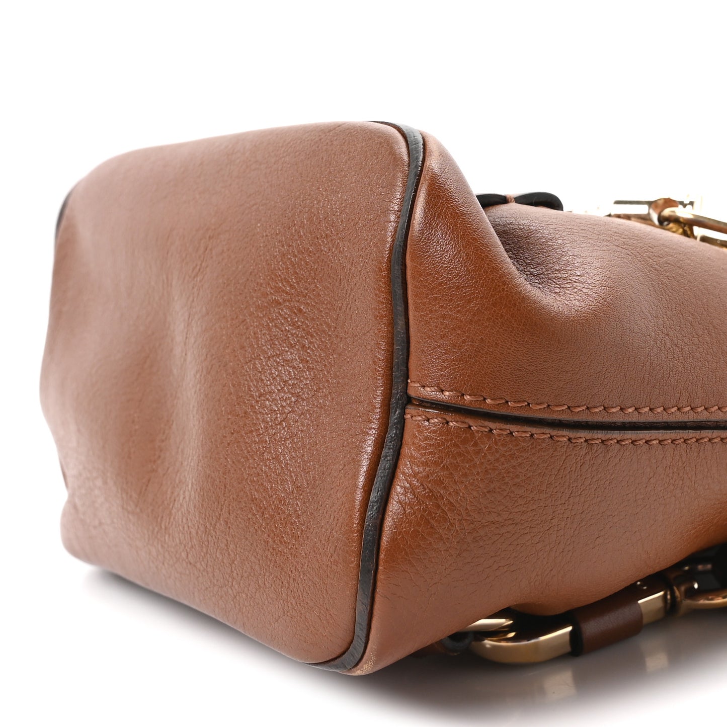 Suede Calfskin Mini Faye Backpack Tan