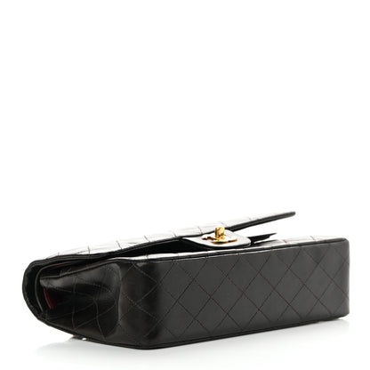 Chanel Lambskin Quilted Medium Double Flap Black 4 of 15