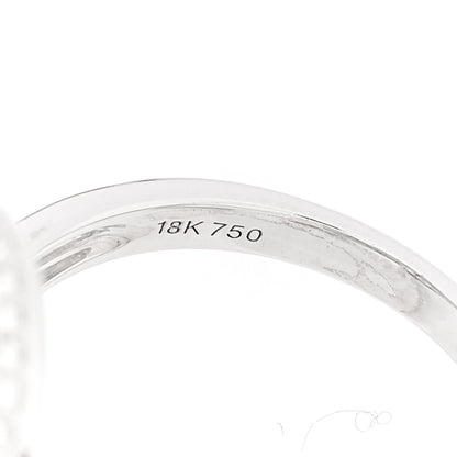 Parker & West by FASHIONPHILE PARKER & WEST BY FASHIONPHILE 18K White Gold Diamond Opal Cocktail Ring 54/7 7 of 9