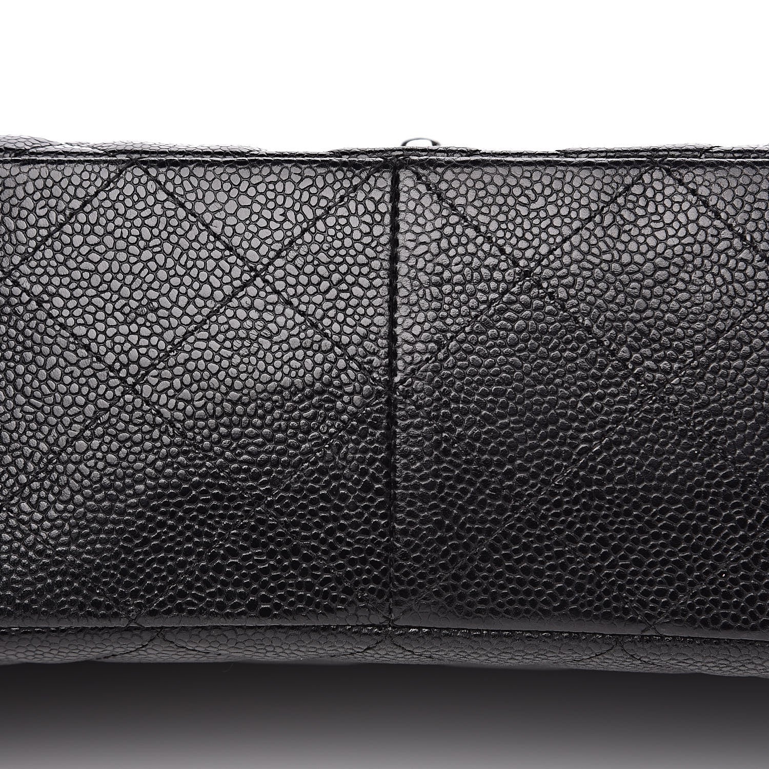 Chanel Caviar Quilted Jumbo Single Flap Black 9 of 15