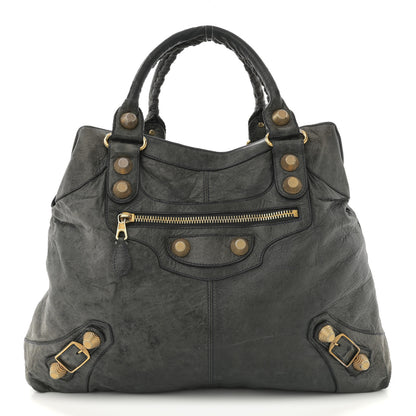 Balenciaga Agneau Giant 21 Gold Hardware Brief Anthracite 1 of 15