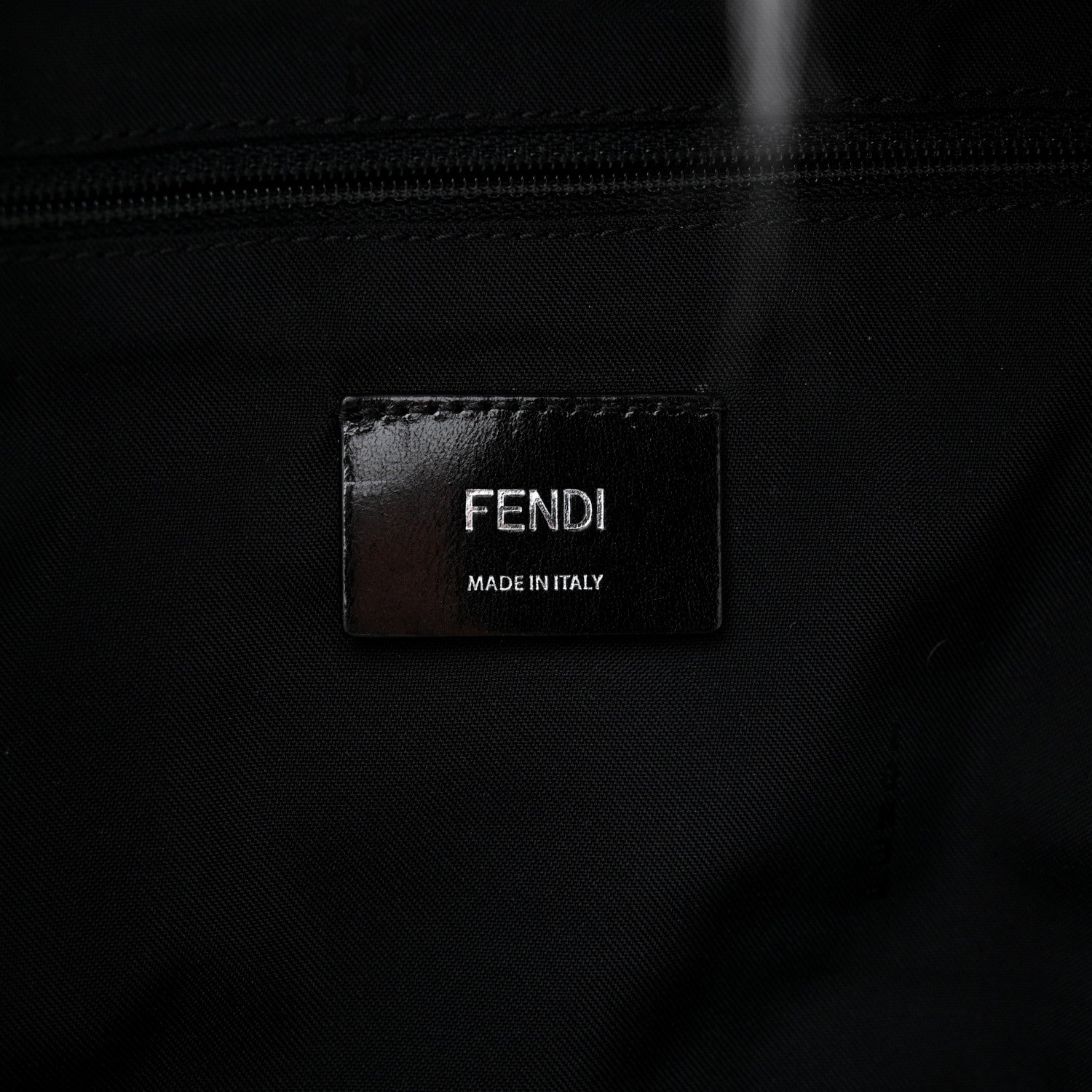 Fendi Nylon Vitello Elite Flamingo Fox Goat Fur Lightning Monster Eyes Backpack Rosso Black 5 of 10