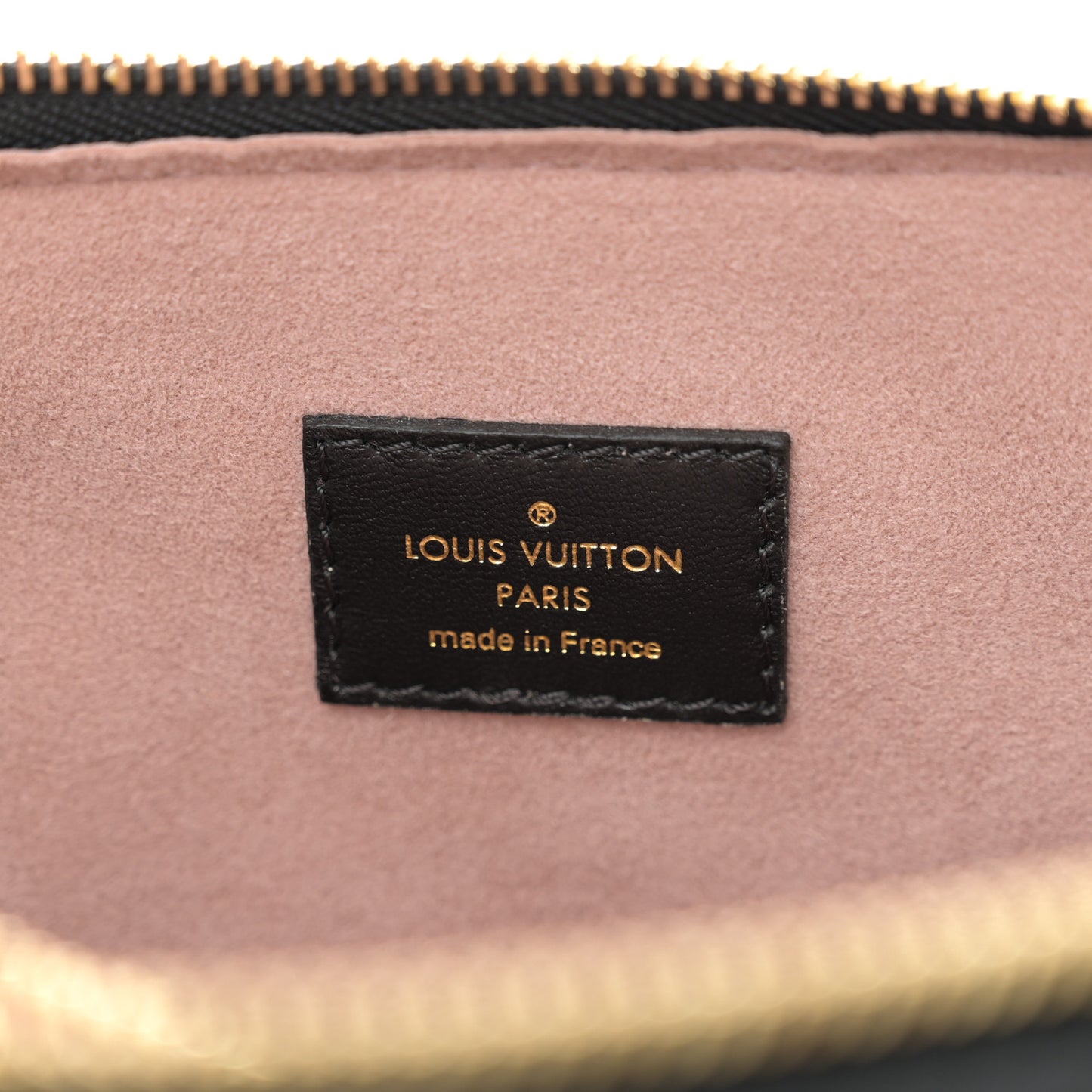 Lambskin Embossed Monogram Coussin PM Black