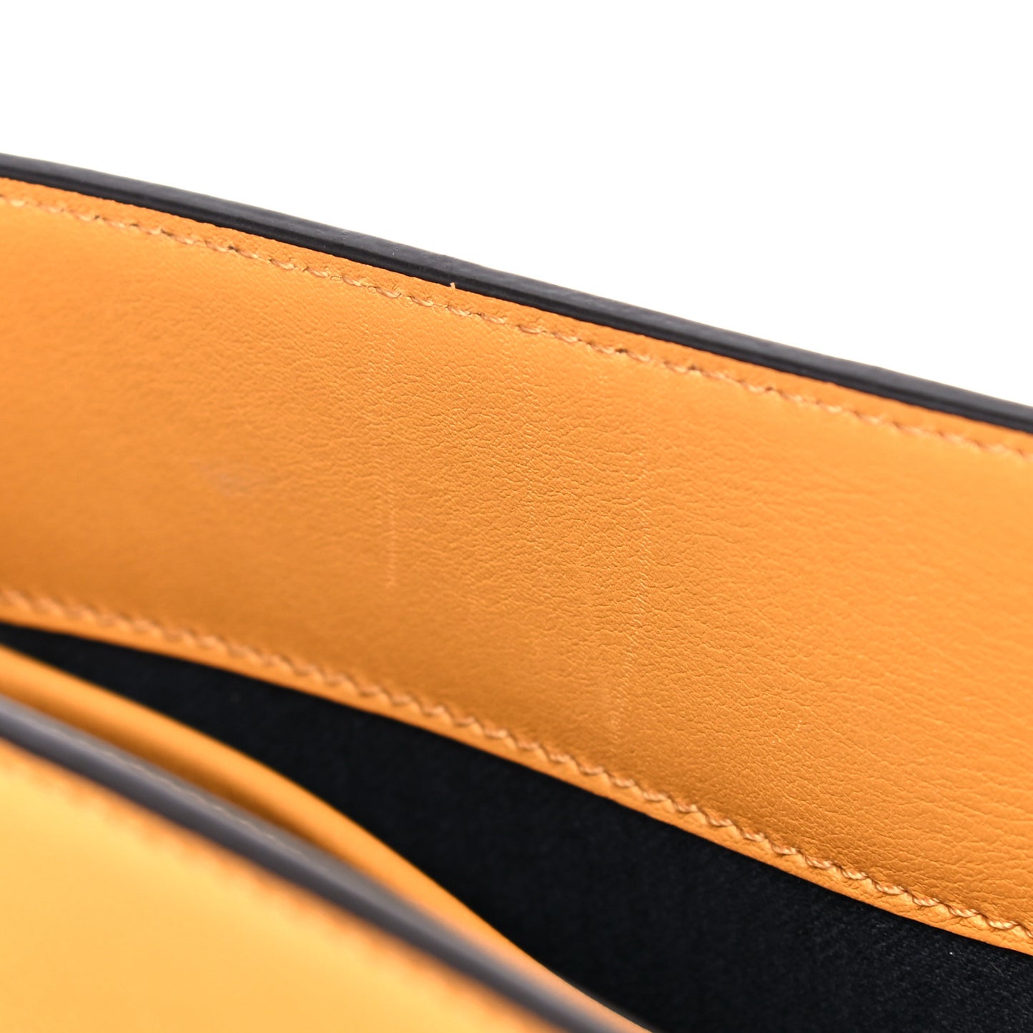 Silky Calfskin Small Seaton Deep Amber