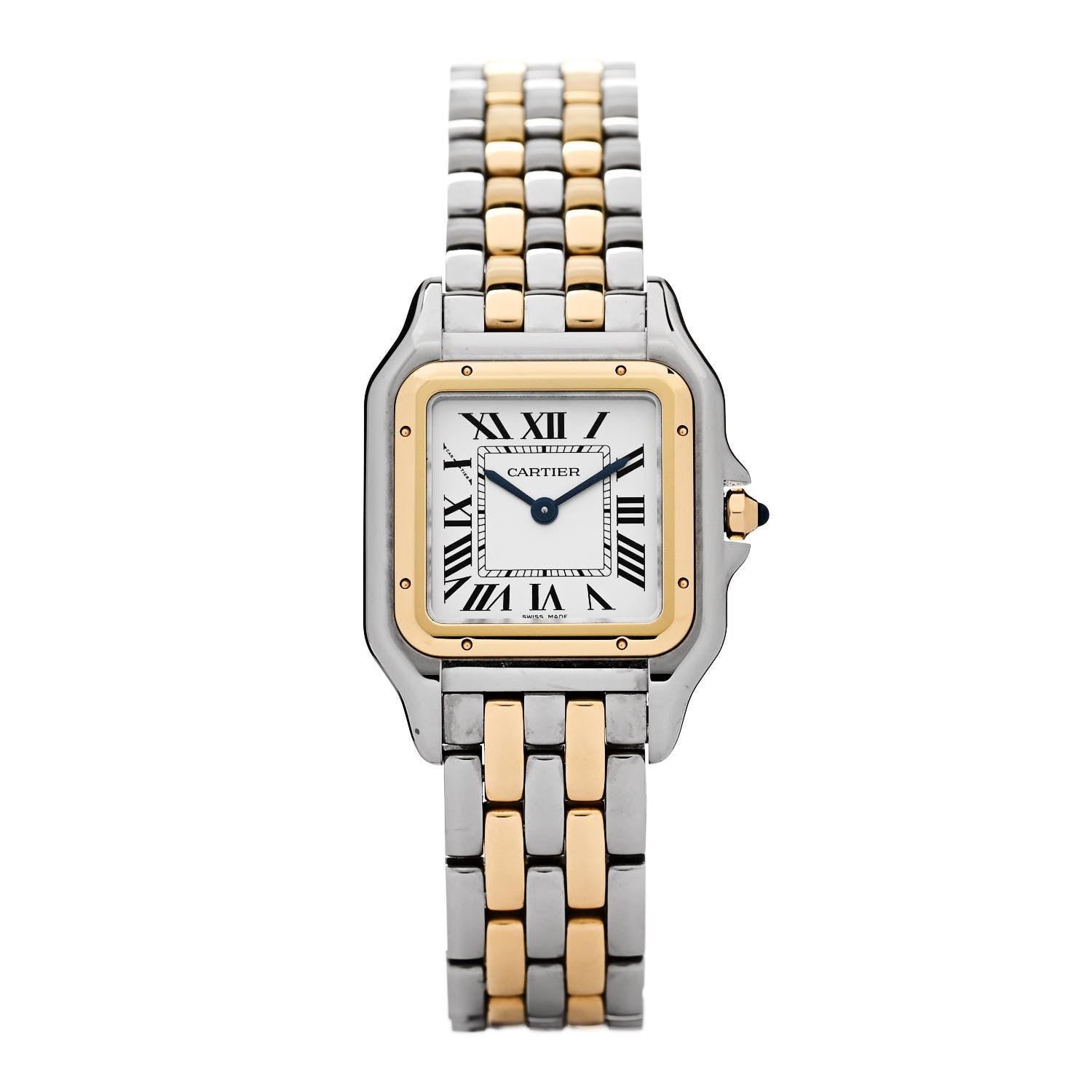 Cartier Stainless Steel 18K Yellow Gold 27mm Panthere Quartz Watch 1 of 5